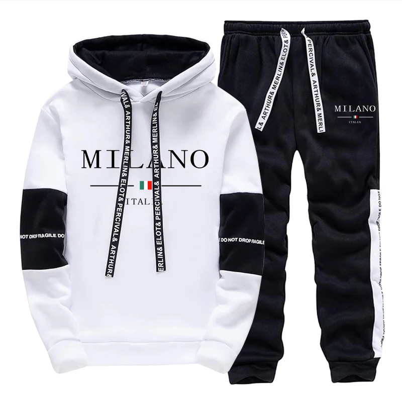 Street Fashion Outfit - Conjunto Deportivo para Hombre, Sudadera con