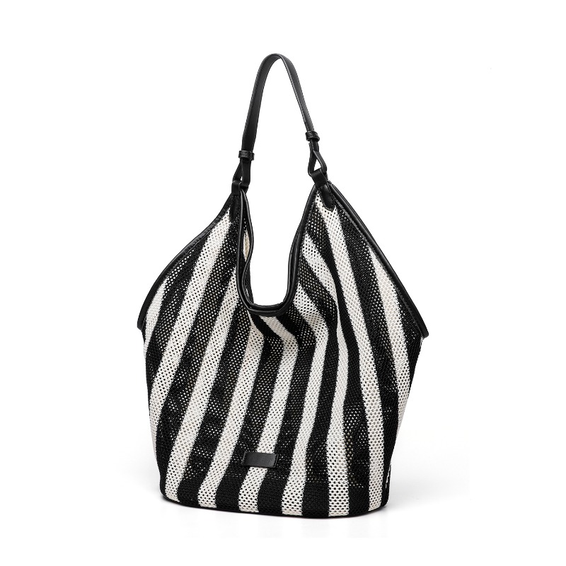 Bolso Tote Grande a Rayas Teji - Tote Bag Canvas Print reseña y precio