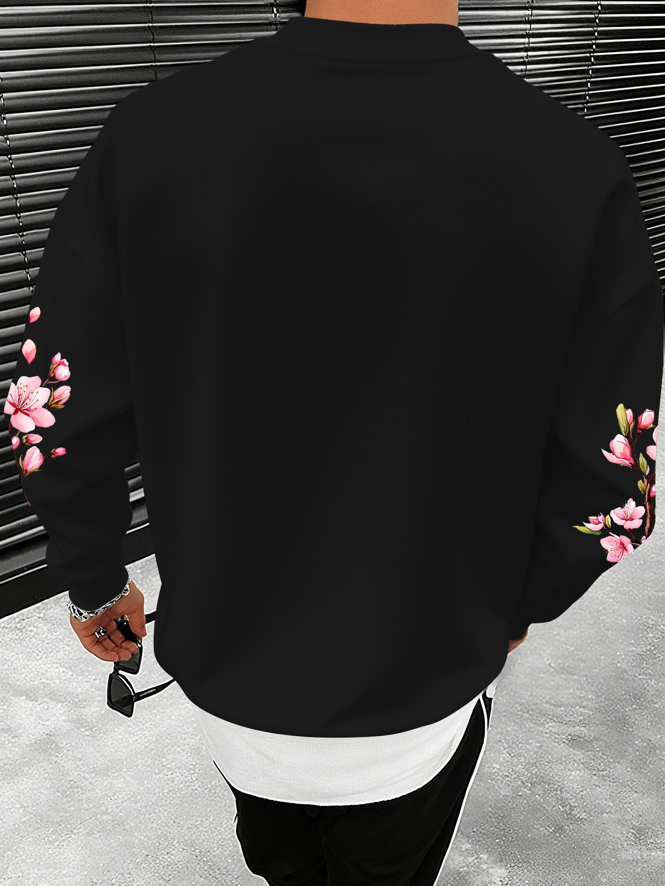 Sudadera con capucha de cuello - Street Fashion In Tokyo reseña y precio