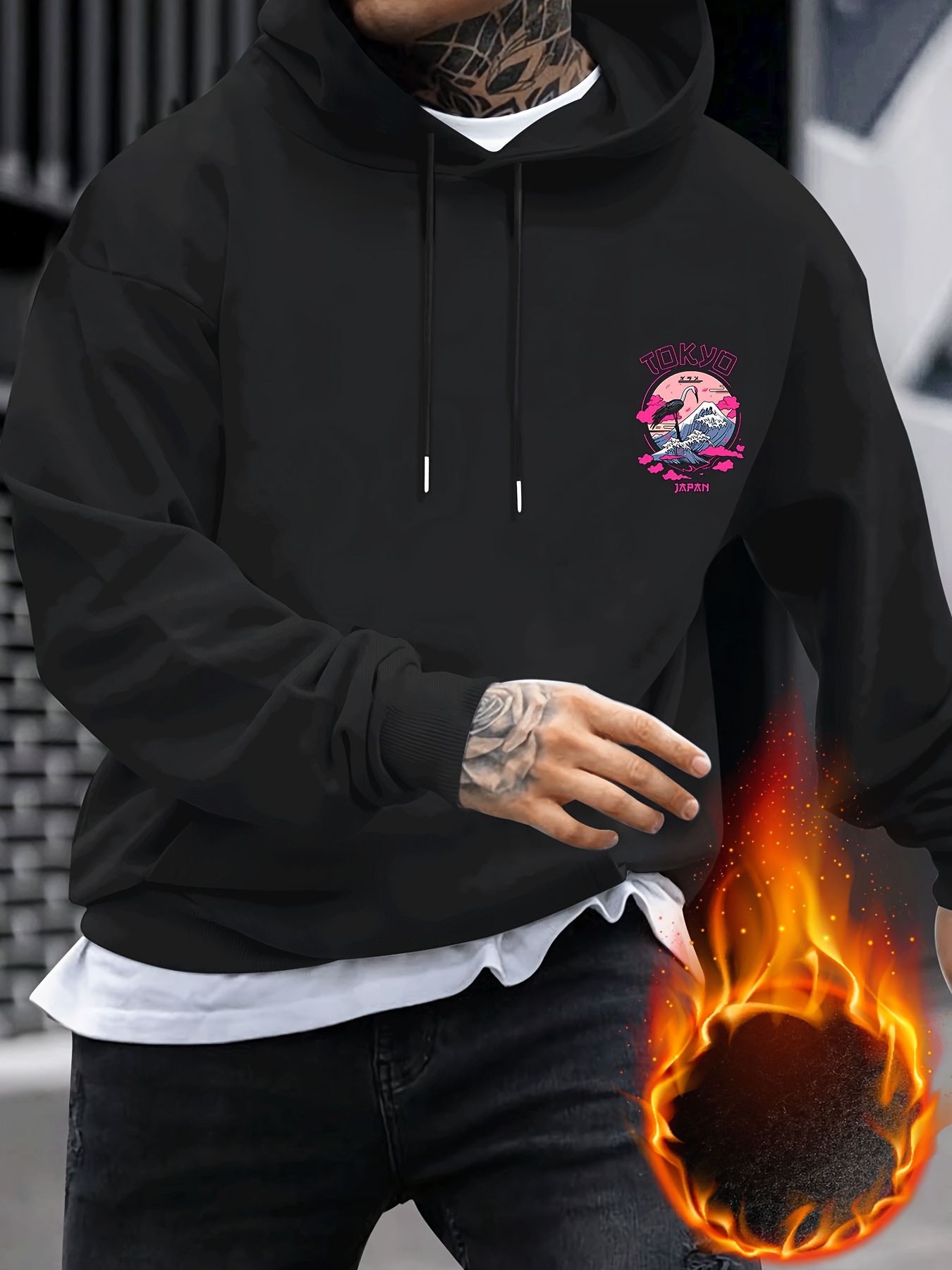 Sudadera con Capucha para Homb - Street Fashion In Tokyo reseña y precio