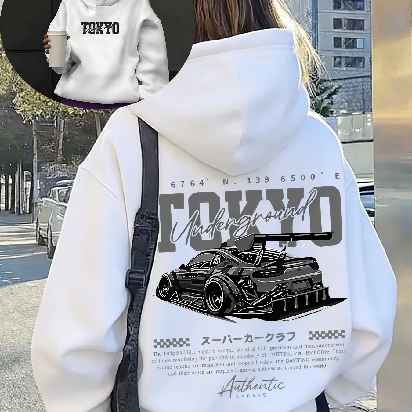Sudadera con Capucha Estilo Ja - Street Fashion In Tokyo reseña y precio