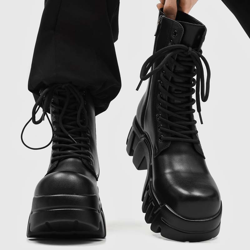 Botas de Media Caña para Hombr - Street Fashion Outfit reseña y precio