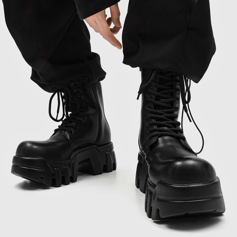 Botas de Media Caña para Hombr - Street Fashion Outfit reseña y precio