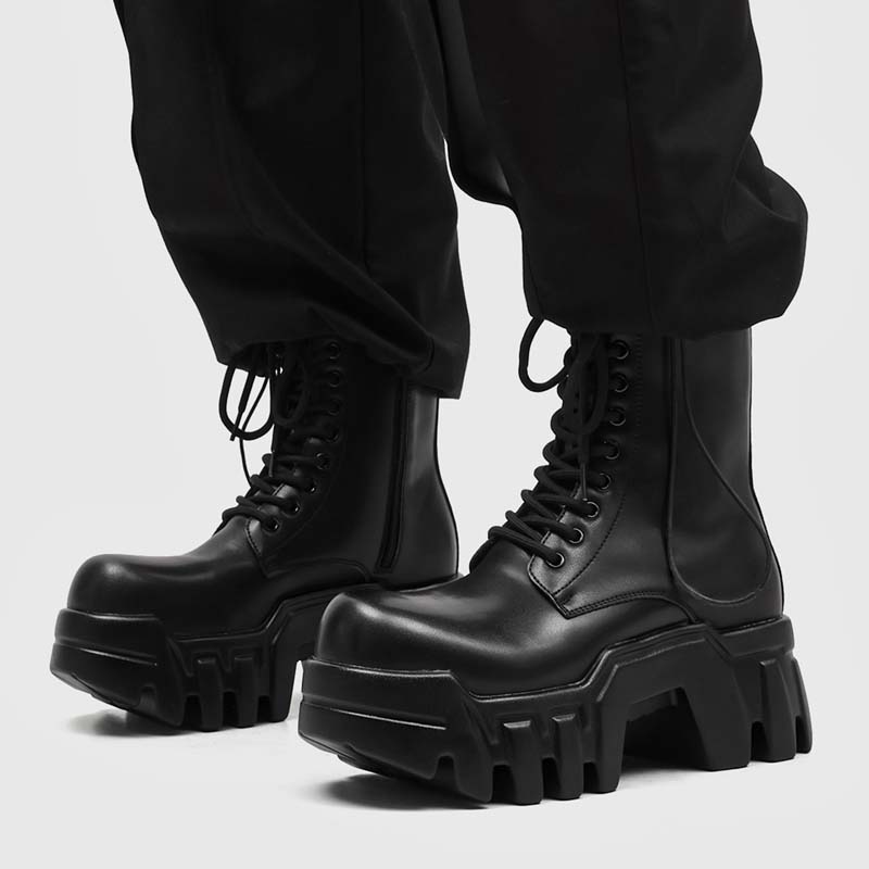 Botas de Media Caña para Hombr - Street Fashion Outfit reseña y precio