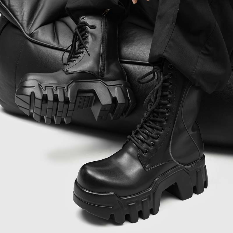 Botas de Media Caña para Hombr - Street Fashion Outfit reseña y precio